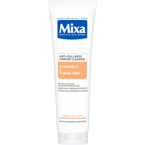 Mixa Vitamin C+ Squalane Anti-Dullness Comfort Cleanser gel za či&amp;scaron;ćenje lica za sve vrste kože 150 ml Slike