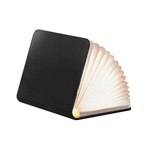 Gingko Electronics lampa - book, black leather, s Slike