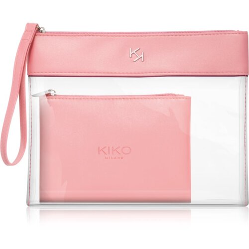 KIKO Milano Transparent Beauty Case transparentna kozmetička torbica s etuijem 003 Pink 1 kom Cene