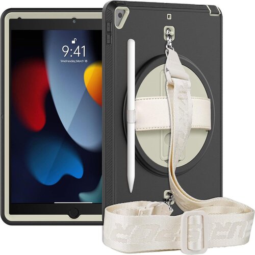 JTech Ohi&scaron;je za iPad Pro 10,5"/Air 10,5" s stojalom in naramnico sive barve, (22025474) Cene