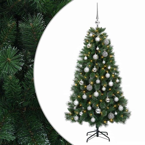  Umjetno božićno drvce s kuglicom 120 cm 150 LED lampica Slike