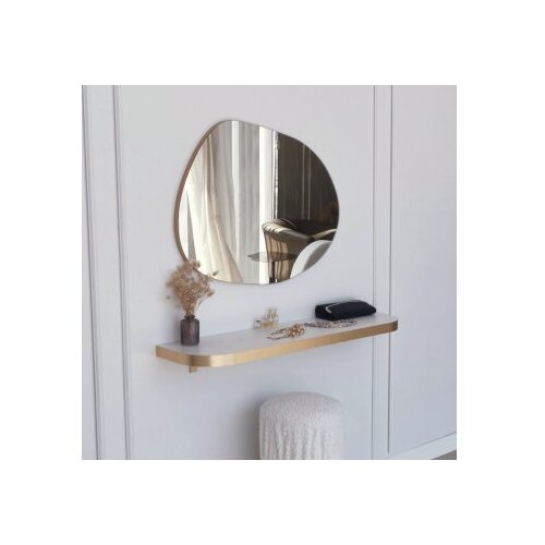Woody Fashion Ogledalo Gusto, 75x55cm, Zlatno Slike