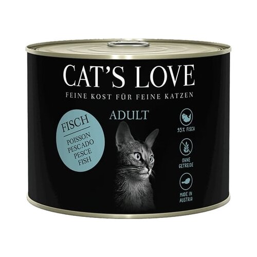 Cat&amp;#039;s Love Mokra hrana za mačke &amp;quot;Adult Fish Pure&amp;quot; Slike