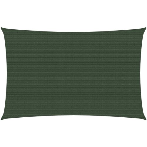 vidaXL Senčno jadro 160 g/m² temno zeleno 2x4 m HDPE Cene