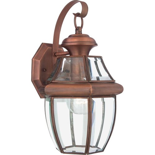 Elstead Lighting Elstead Newbury 1 srednja stenska svetilka - starana bakrena, E27, (22100048) Cene