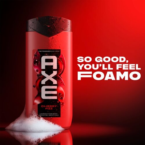 Axe Premium Cherry Fizz gel za tu&amp;scaron;iranje za mu&amp;scaron;karce 400 ml Slike