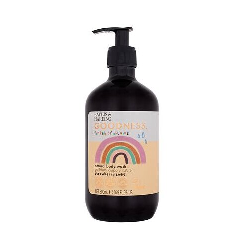 Baylis & Harding Goodness Kids Natural Body Wash Strawberry Swirl gel za prhanje 500 ml za otroke Cene