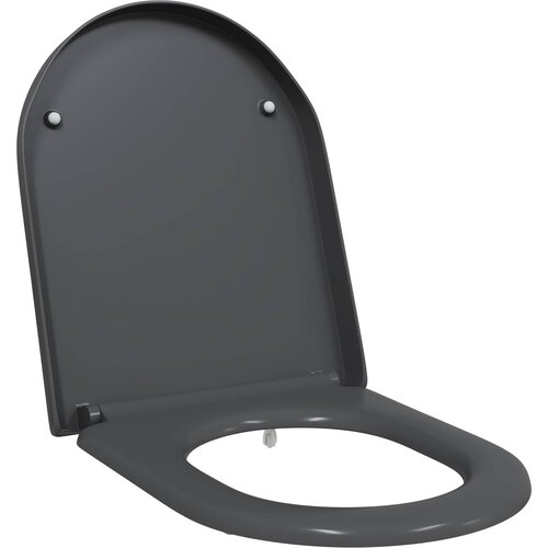  WC daska Antracit 49 x 36 x 4 cm Duroplast Cene
