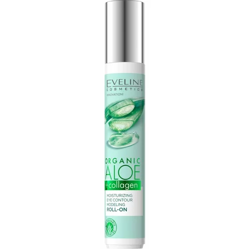 Eveline Cosmetics Organic Aloe+Collagen roll-on za oči s hidratantnim učinkom 15 ml