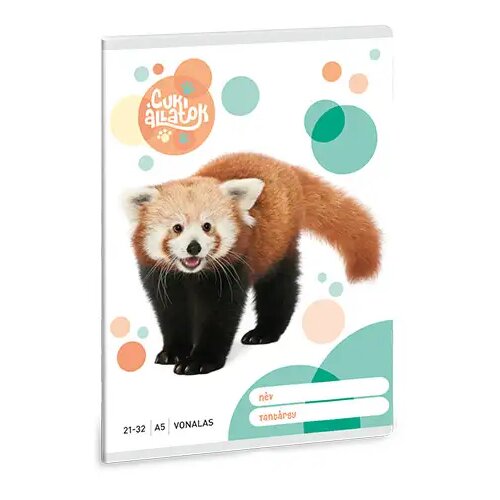 Ars Una Črtasti zvezek : Ljubka rdeča panda A/5 21-32 Cene