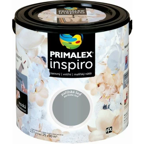  Notranja stenska barva Primalex Inspiro (barva: pariško siva; 2,5 l)
