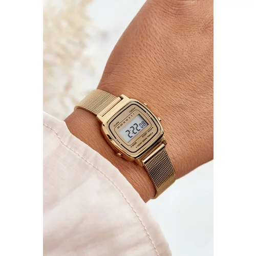 Kesi Women's retro digital watch Ernest E54102 gold