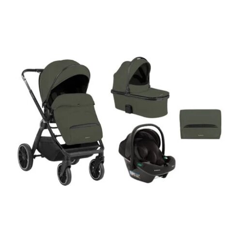 Kolica Tiffany 3in1 set sa autosedi&scaron;tem I-Prime I-size i tvrdom korpom Army Green KKB20154 SET Cene