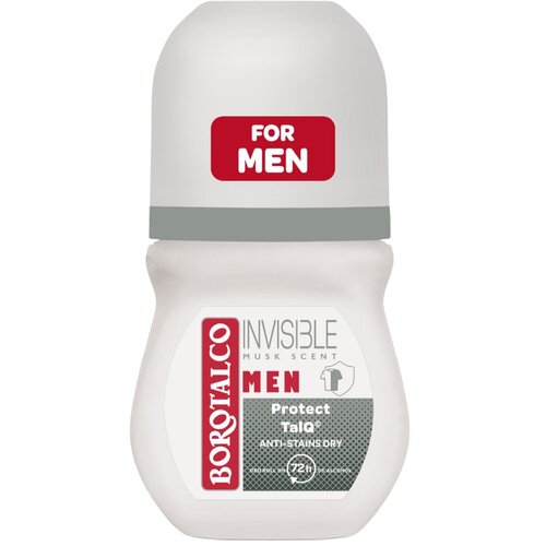 Borotalco men Absolute Invisible Dry – Musk dezodorans roll on 50 ml Cene