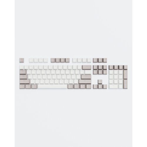 Dark Project - KS-48 PBT Keycaps (ENG/RU/UA | White/Grey), (20850139) Cene