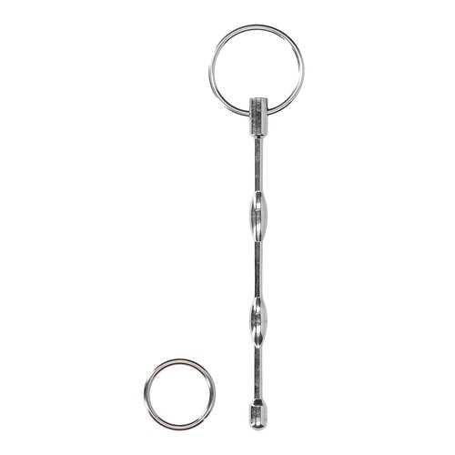 Ouch! Urethral Sounding Ribbed Plug with Ring Cijene