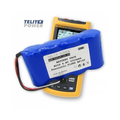 Telit Power Baterija NiCd 4.8V 2000mAh Panasonic za FLUKE BP120 multimetar Cene
