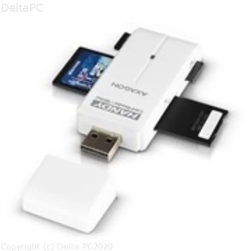 MEM CR USB 2.0 CRE-D4, SD, microSD, MS, M2, Bijela, AXA