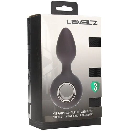 Levelz by Shots Analni čep sa vibracijom Anal Plug with Loop Slike