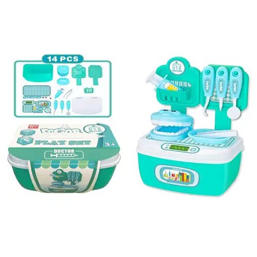 Magic Toys 14-delni zobozdravni&scaron;ki igralni komplet v &scaron;katli z dodatki Cene