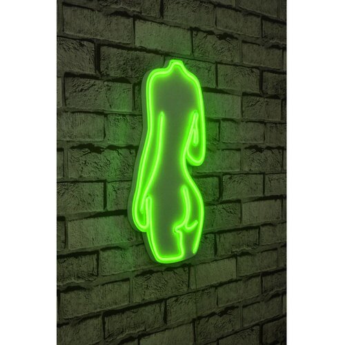 Wallity Dekorativna LED rasveta Sexy Woman, 22x42x2cm, Zelena Cene