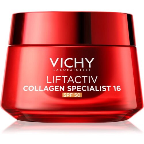 Vichy Liftactiv Collagen Specialist 16 SPF 50 dnevna za&amp;scaron;čitna krema proti staranju kože SPF 50 50 ml Slike