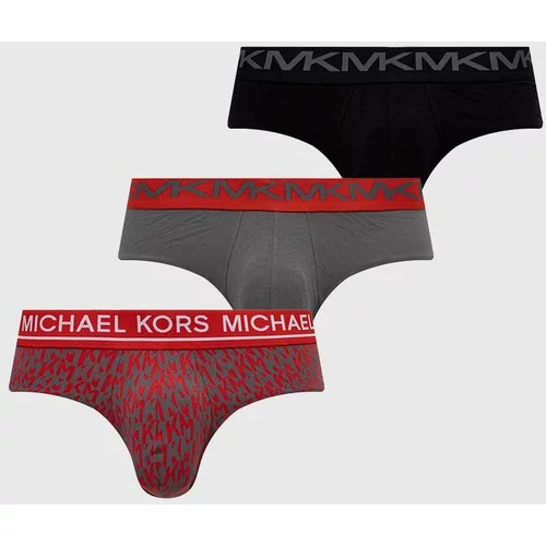 Michael Kors Moške spodnjice 3-pack moški, rdeča barva