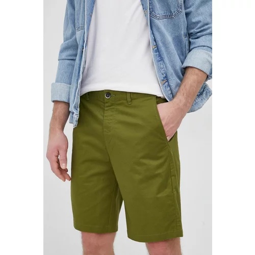 Sisley Kratke hlače moške, zelena barva