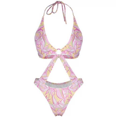 Trendyol Floral Pattern Ring Accessory Swimsuit
