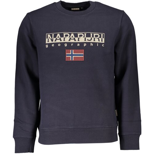 Napapijri MEN&amp;amp;#39;S BLUE ZIPLESS SWEATSHIRT Slike