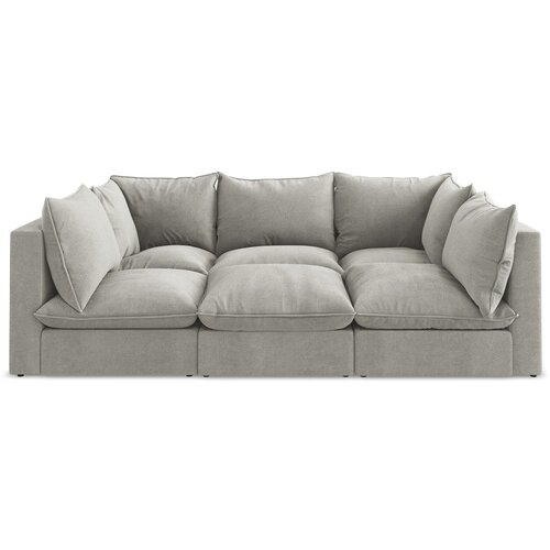 Makamii Svijetlo siva sofa 255 cm Manao – Cijene