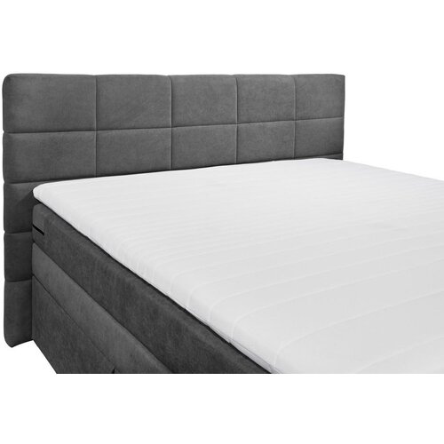 MID.YOU POSTELJA BOXSPRING 180 cm x 200 cm , umazano rjava Slike