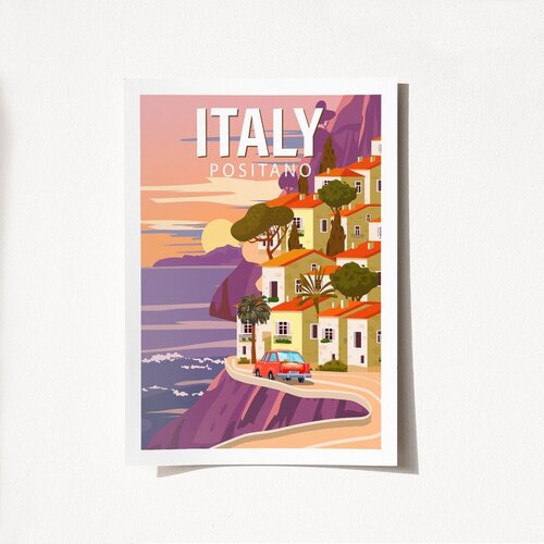 Wallity poster Italy Positano-2013, 42x59,4 cm Cene