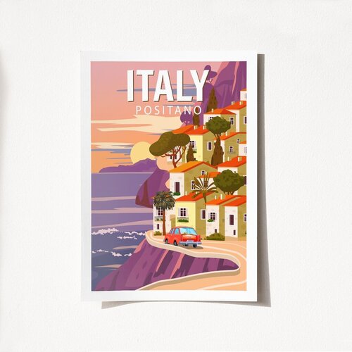 Wallity Poster Italy Positano-2013, 42x59,4 cm Cene