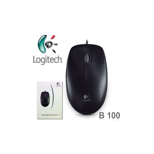  Miš LOGITECH B100, USB, optical, black, 910-003357X Cijene