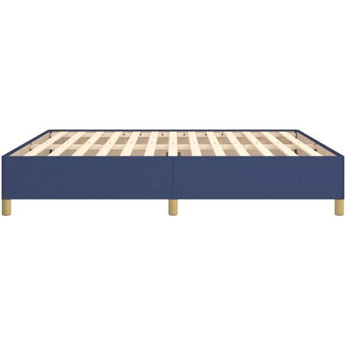  Okvir za krevet bez madraca plavi 180x200 cm od tkanine Slike