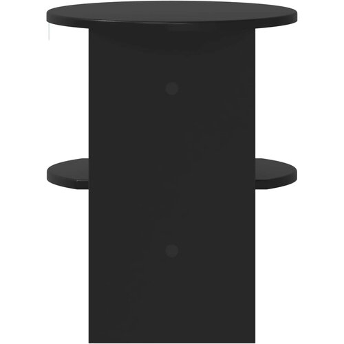  Pomoćni ormarić 2 pcs Crna &amp;Oslash;40 x 50 cm Konstrukcijsko drvo Slike
