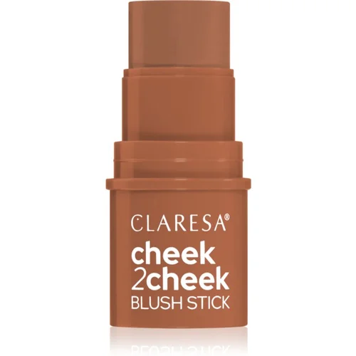 Claresa Cheek 2 Cheek kremasti bronzer v paličici odtenek 02 Milk Choco 6 g