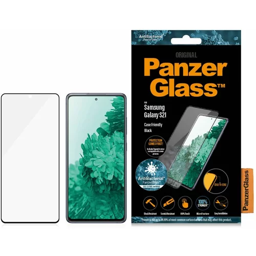 Panzerglass zaštitno staklo za Samsung Galaxy S21 case friendly antibacterial black