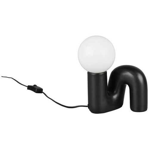 REALITY Crna stolna lampa keramička (visina 21,5 cm) Quinn &amp;ndash; Slike