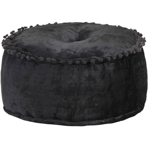 vidaXL okrogel tabure iz žameta 40x20 cm antraciten Cene