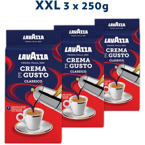 Lavazza Mljevena kava Crema E Gusto XXL Pakiranje 3x250g Cijene