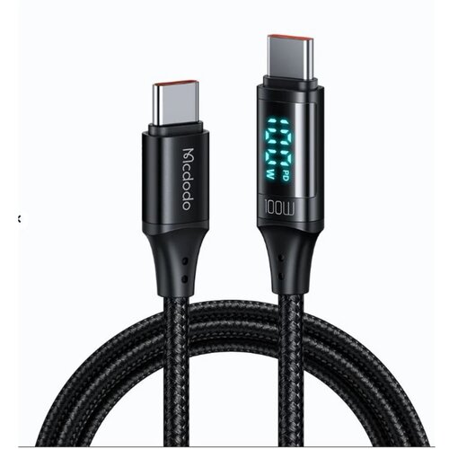 McDodo Kabel CA-1100 USB-C na USB-C, 100W, 1,2m (črn), (20627605) Cene