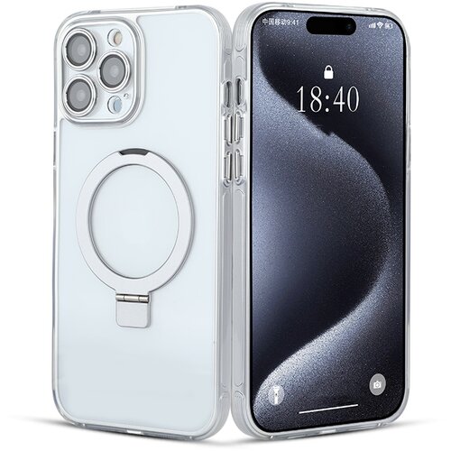 INF Stojalo, odporno na udarce. Za&amp;scaron;čitna torbica za telefon za iPhone Silver iPhone 14 Pro Max, (21521955) Slike