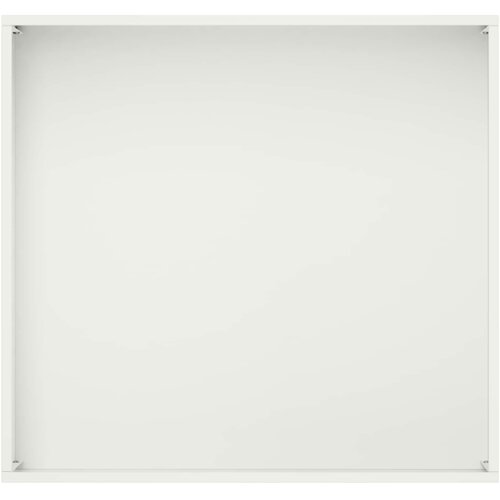  Vrtna saksija Bijela 50 x 50 x 49 cm Čelična vrata Slike