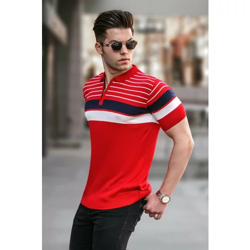 Madmext Polo T-shirt - Red - Regular fit