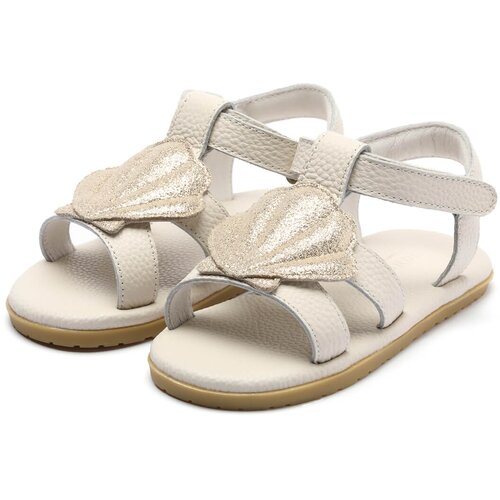 Donsje® otro&scaron;ki sandali lee sea scallop off white leather Cene