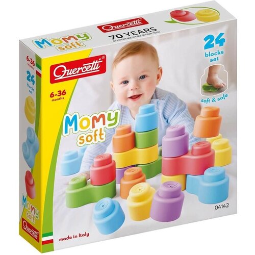 Quercetti mekane kocke za bebe momy 24kom Cene