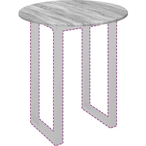 VidaXL gornji dio stola sivi hrast sonoma 70 x 70 x 1.5 cm Slike