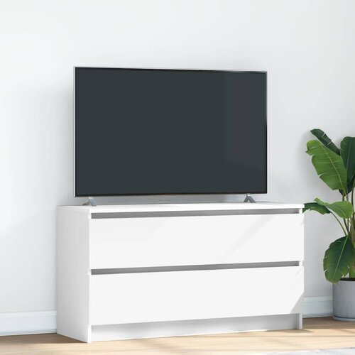 Furnova TV omarica bela 100x35x54 cm inženirski les, (21925029) Cene